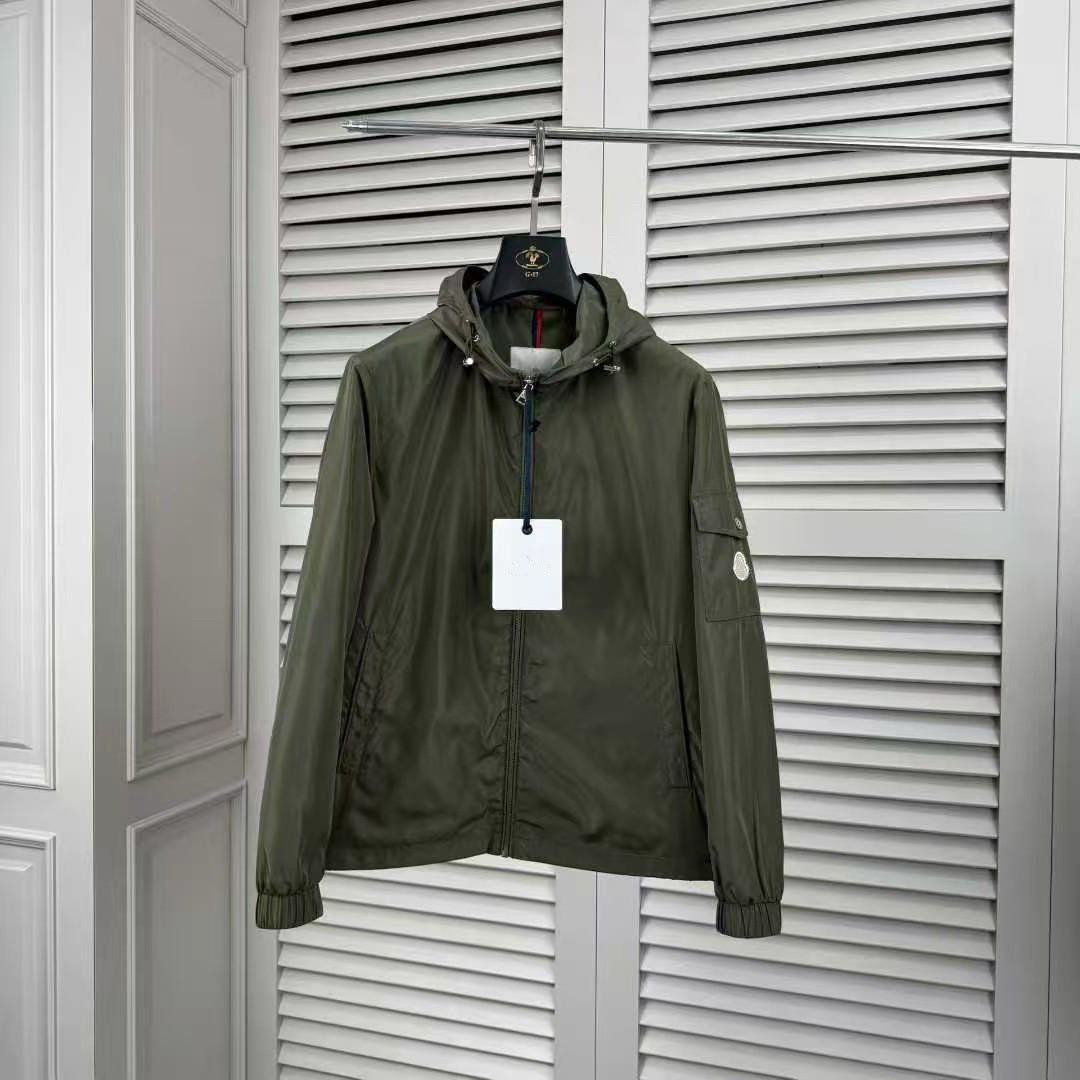 2026春季新品连帽夹克外套男欧货潮牌高端肩章修身时尚休闲8813