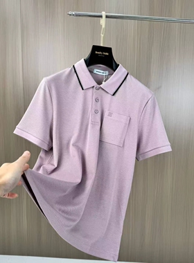 BUNERYNOBLE潮牌珠地短袖Polo衫2026夏季新品欧货高端简约休闲男