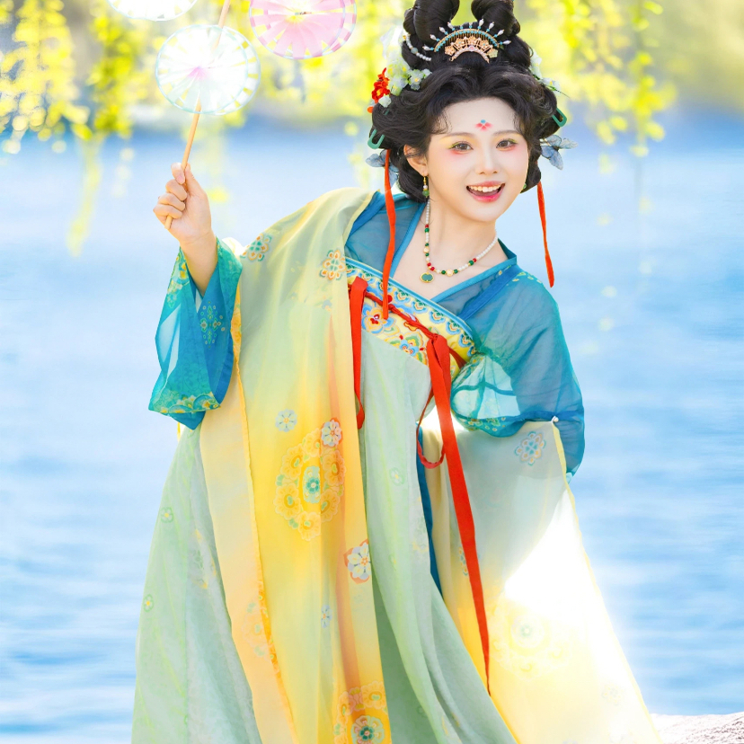 唐制小唐风汉服女款成人2025新款全套古装一整套女装改良日常通勤