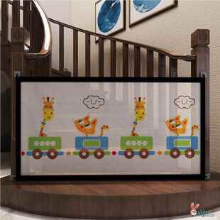 楼梯口护栏网儿童安全门网婴儿门栏围栏防猫咪宠物隔离网狗栅栏杆