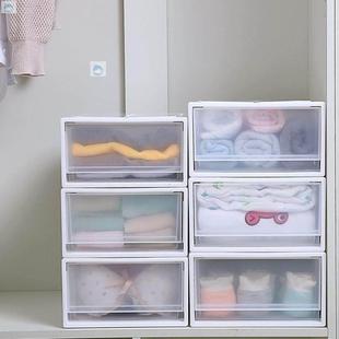 胶柜桶抽屉式收纳柜子塑料收纳盒整理箱衣服家用衣柜储物箱特大号