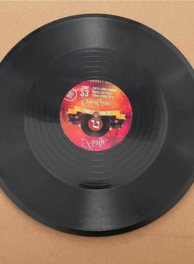 复古工业风黑胶唱片碟片模型道具墙饰壁饰酒吧创意怀旧装饰品摆件