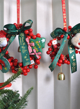 Christmas wreaths, Christmas tree decorations圣诞花环圣诞树