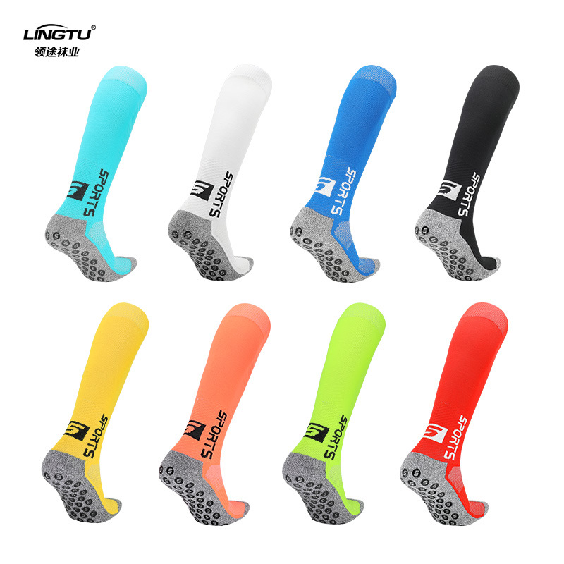 Adult professional high tube anti slip sports socks足球袜