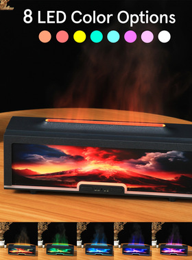 2025 new 3D flame ultrasonic fragrance machine精油香氛机