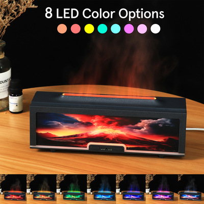 2025 new 3D flame ultrasonic fragrance machine精油香氛机