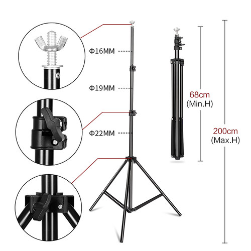 Background Stand Support System Photography Backdrop Holder