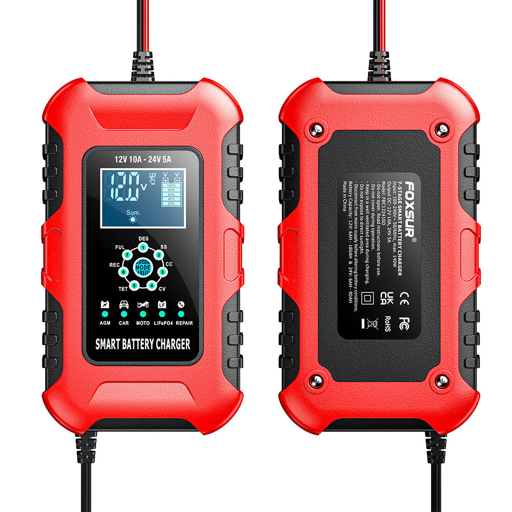 English 12v24v 10a automotive intelligent charger智能充电器