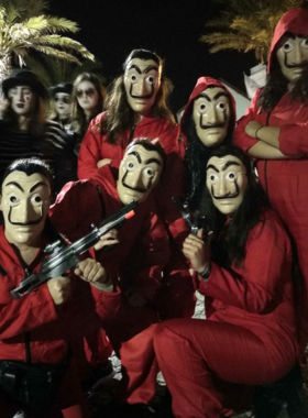 Paper House Salvador Dali Cosplay Money Heist Movie