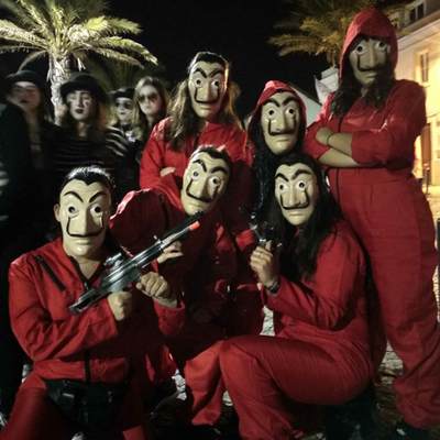 Paper House Salvador Dali Cosplay Money Heist Movie