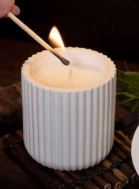 Aromatherapy Candle Relief Gypsum Cup Atmosphere香薰蜡烛