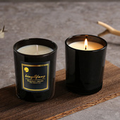 glass Romantic cup香薰蜡烛 soy wax aromatherapy candle