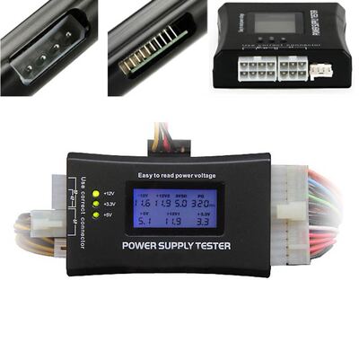 New Computer PC Power Supply Tester With LCD Diaplay