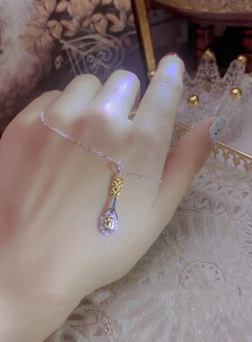 泰国佛牌龙婆本庙曼金乌冬小金勺项链女泰银冷淡风七夕情人节礼物