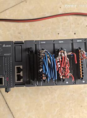 拆机台达PLC一套  主机：AS332T-A