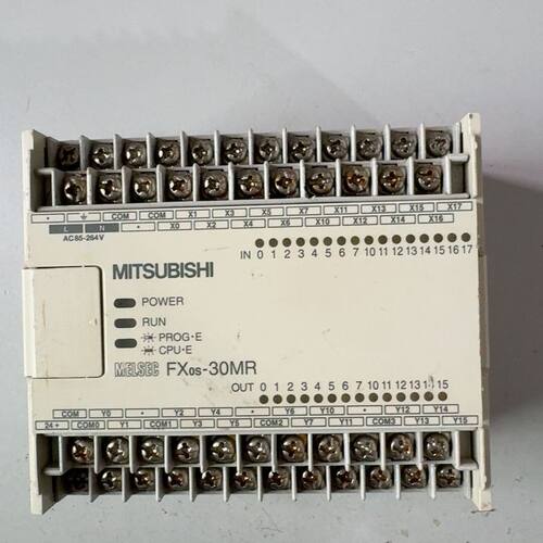 PLC-FX0S-30MR 拆机2成色如图（接线螺丝有点