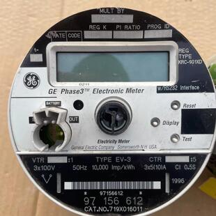 美国通用电能表电子计量器EV-3。拆机件不确定具体功能。