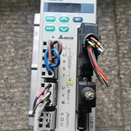 台达伺服驱动器ASD-A0121-AB带线拆机100W