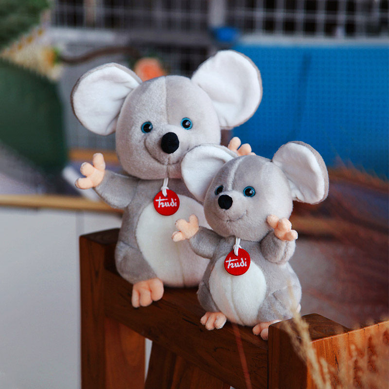 意大利trudi老鼠martin毛绒玩具老鼠公仔可爱玩偶生日礼物送女友