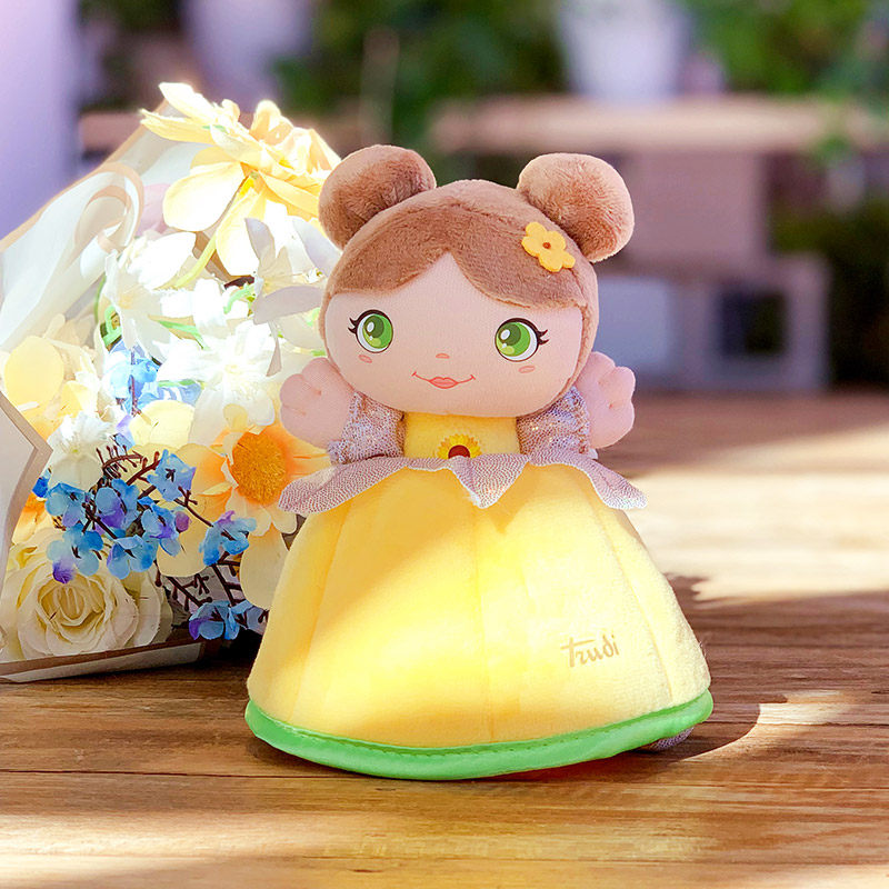 意大利trudi花朵娃娃毛绒玩具可爱玩偶布娃娃生日礼物送女友