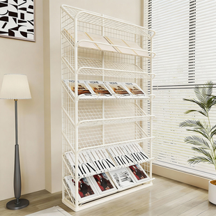 书报架落地杂志报刊收纳架宣传手册展示架折页落地报纸架立式展架