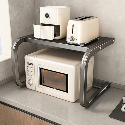 微蒸烤一体机放置架锅具碗盘支架