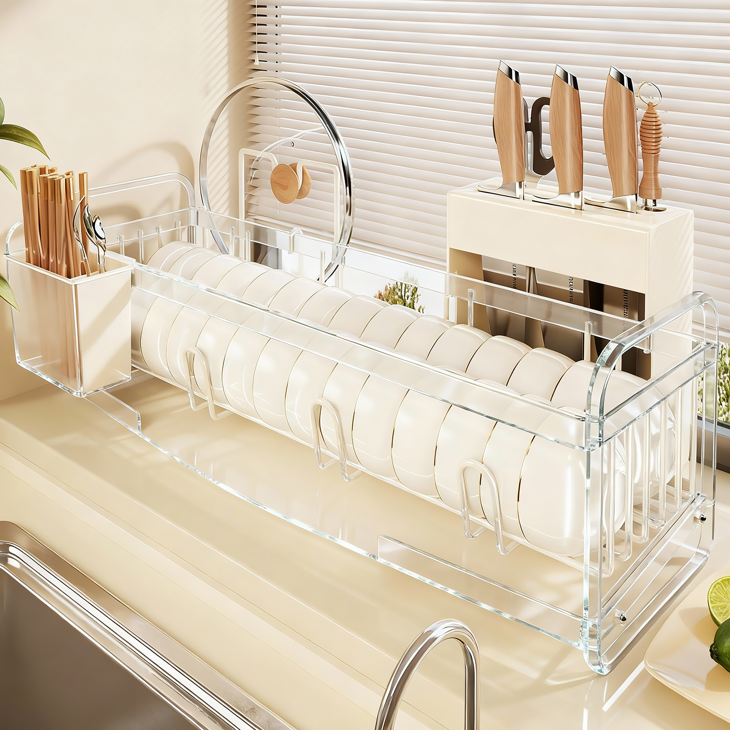 碗碟收纳架餐具筷勺刀叉整理架