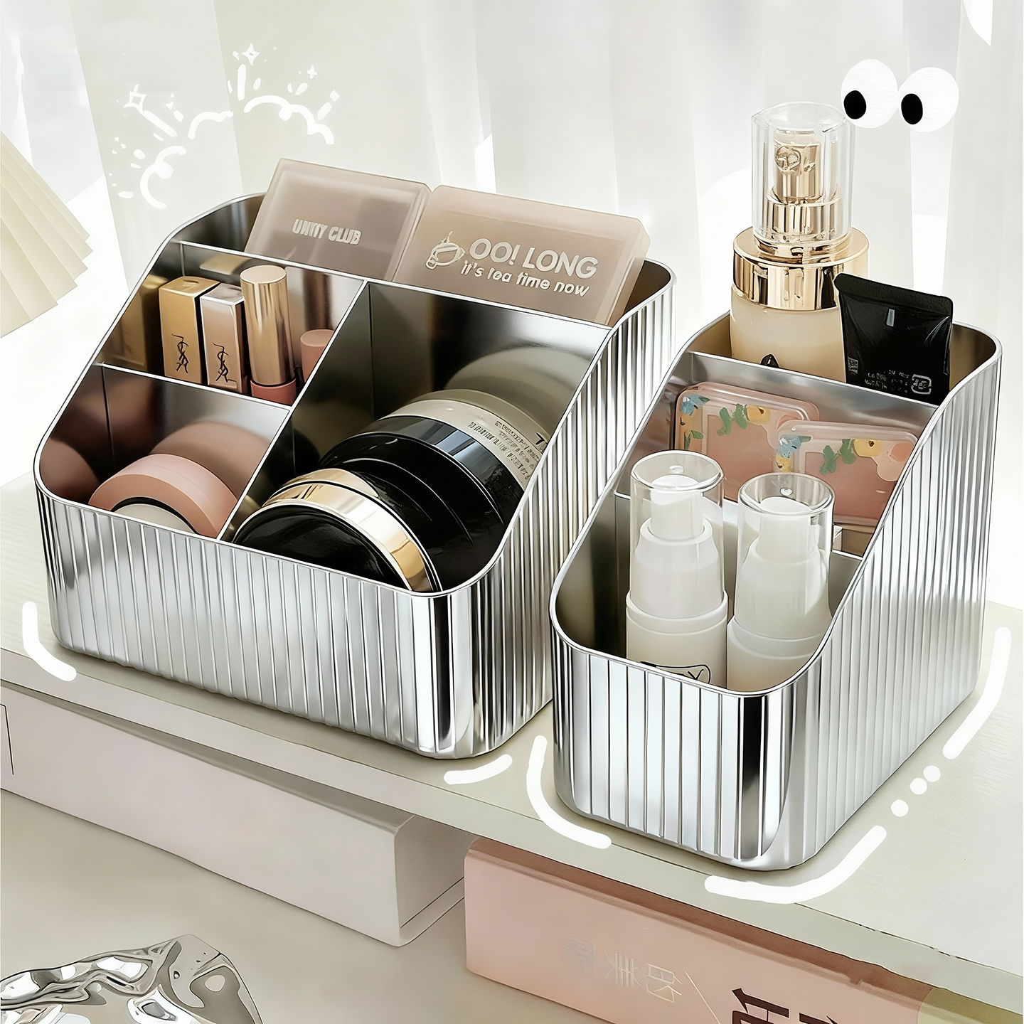 口红整理盒气垫面霜护肤品置物架
