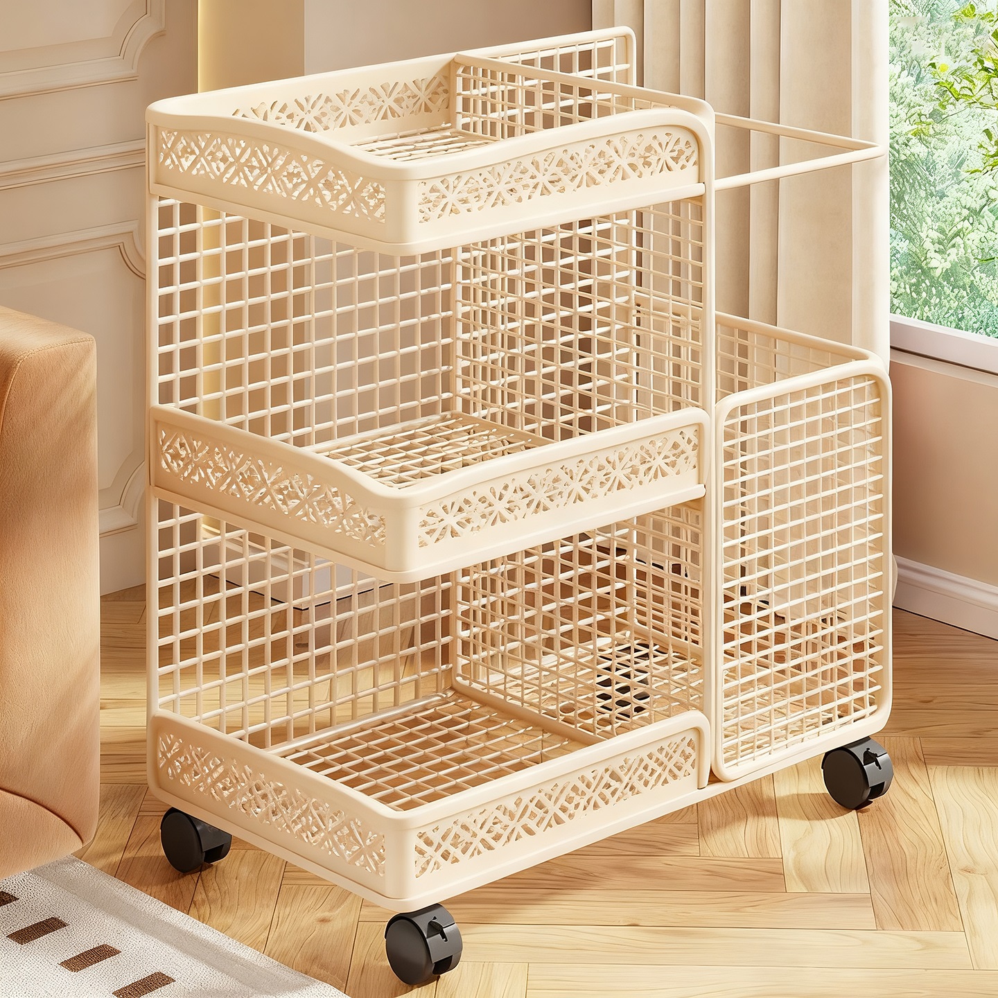 健身器材置物架瑜伽用品收纳筐