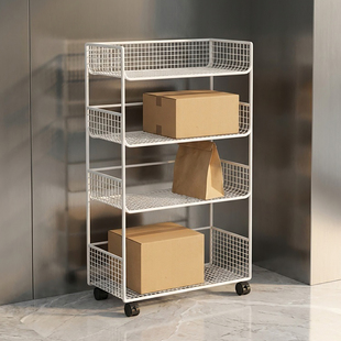 外卖置物架家用门口快递放置架门外入户玄关杂物收纳小型多层货架