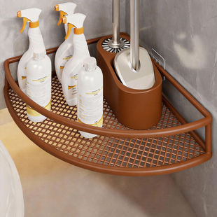 马桶刷置物架卫生间厕所免打孔清洁剂皮搋子放置架清洁套装收纳架