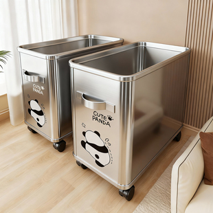 高颜值脏衣篓浴室卫生间落地带轮换洗衣物收纳筐大容量污衣整理筐