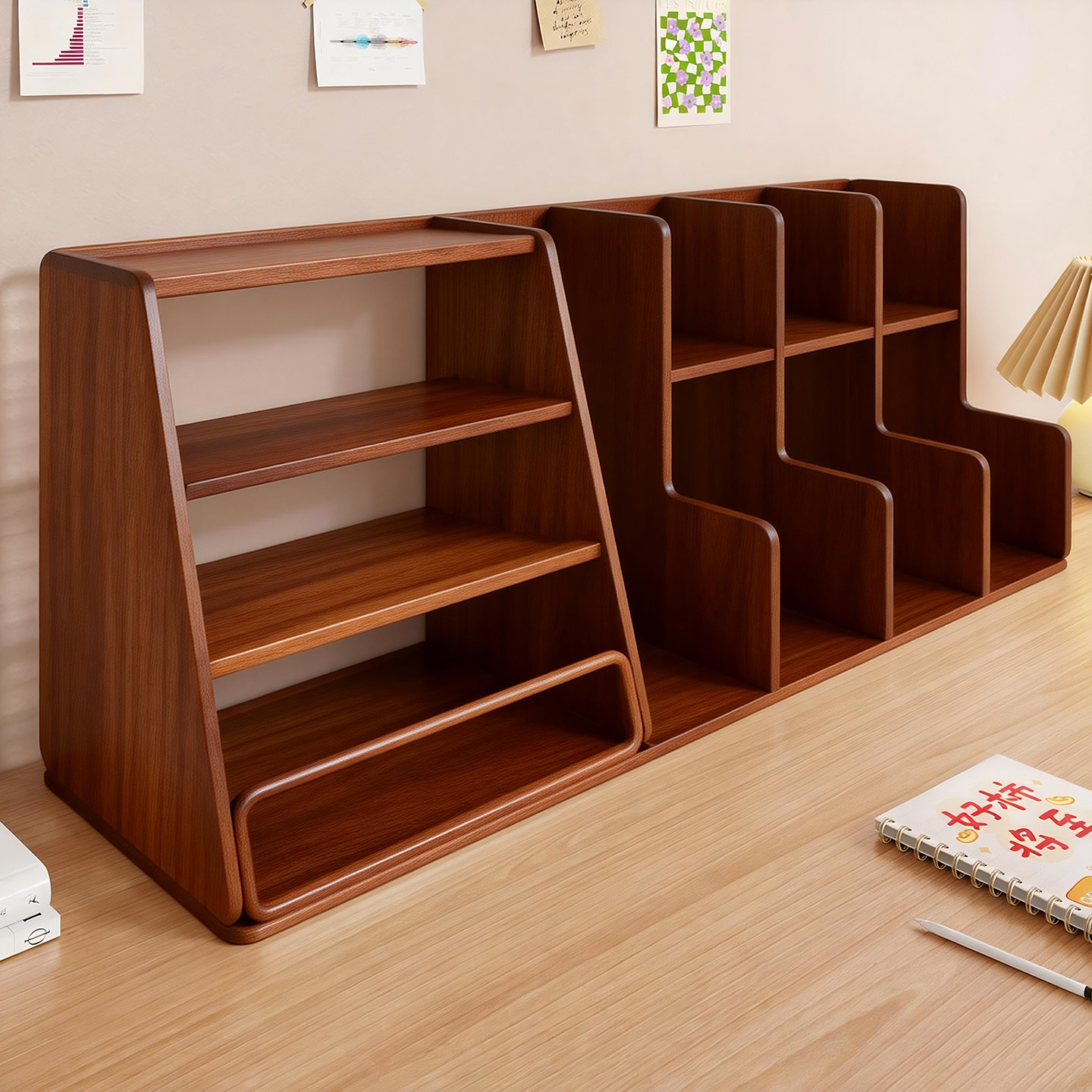 桌面书架书立书本收纳架书桌书籍整理架文具笔筒书柜办公桌文件架,住宅家具,书架,淘宝优惠券,粉丝福利购,淘宝优惠卷