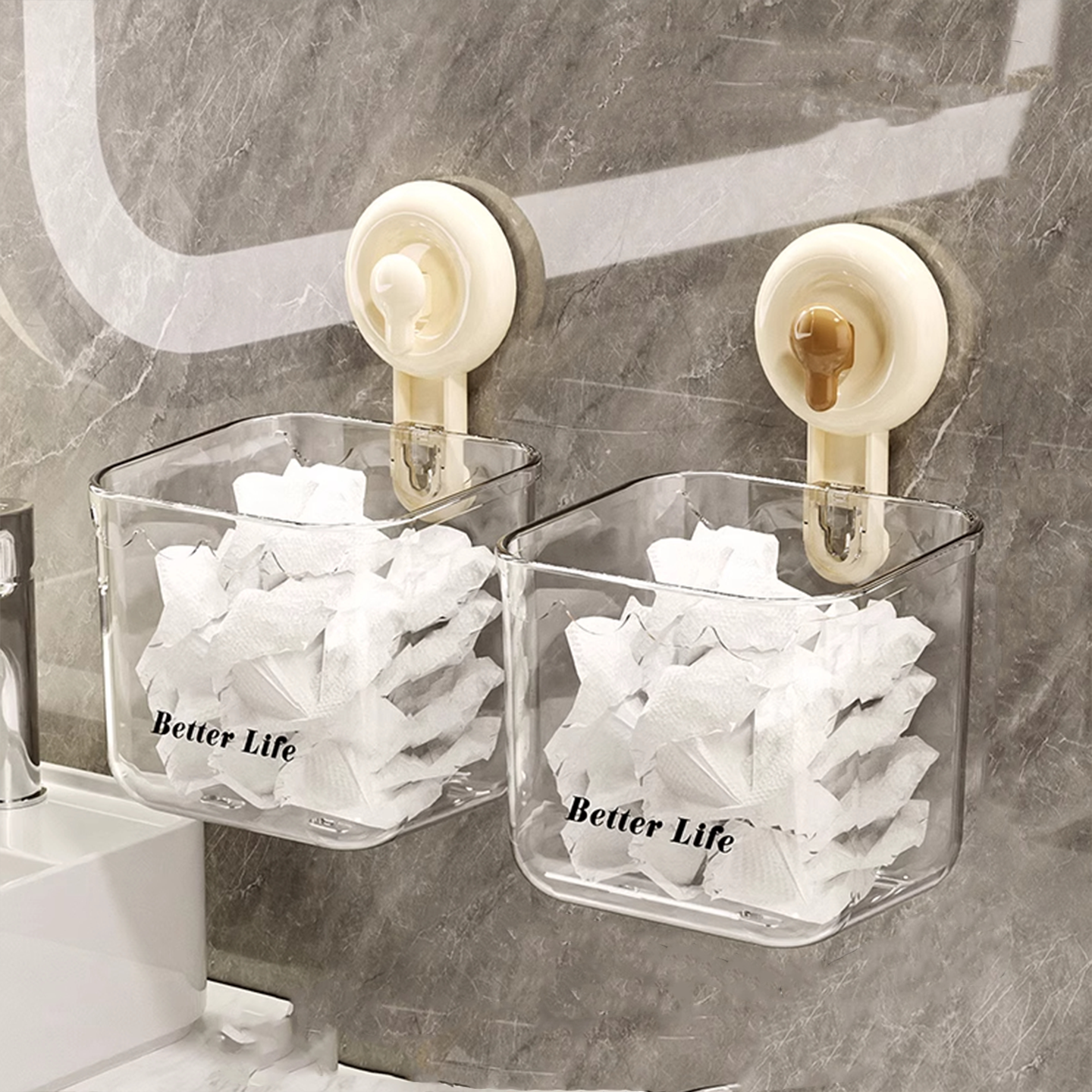 卫生间高颜值吸盘置物架