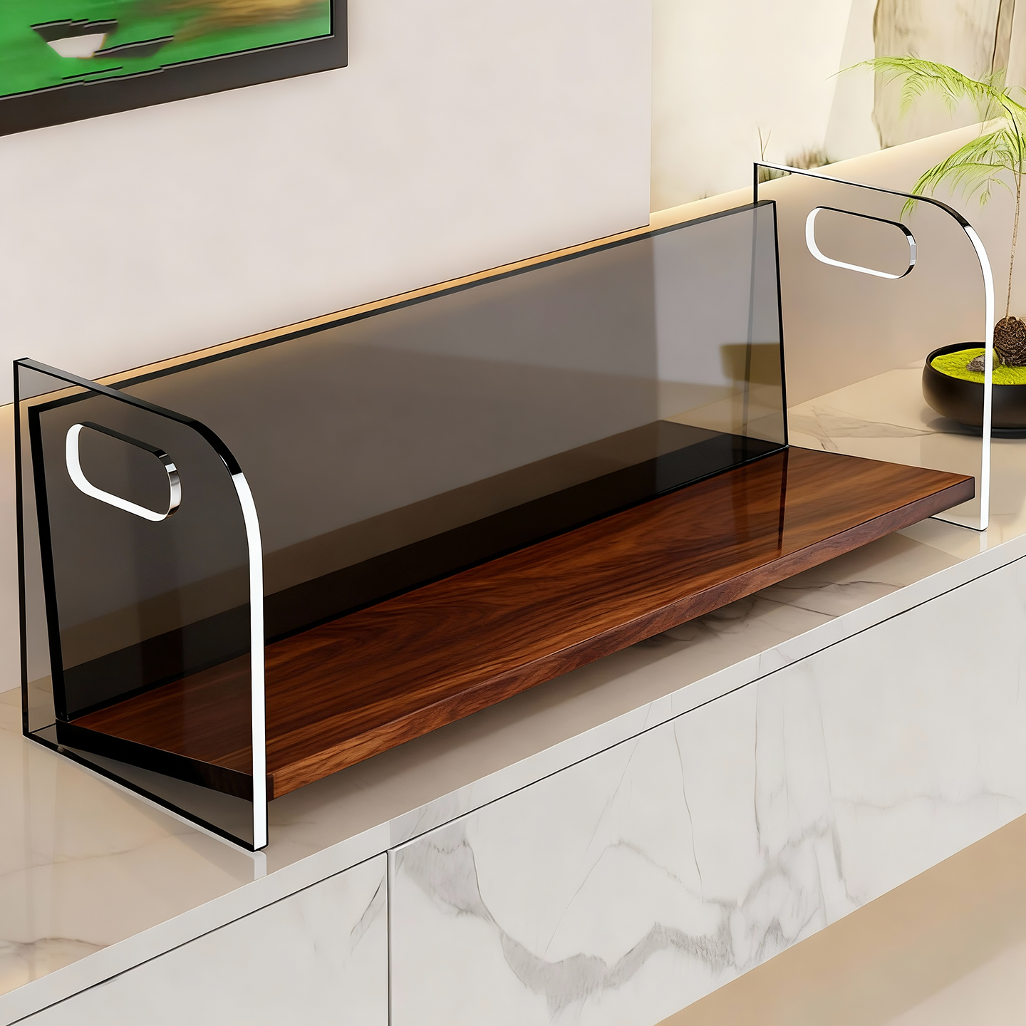 CD架桌面亚克力碟片光盘收纳架黑胶唱片磁带展示架专辑收藏存放架