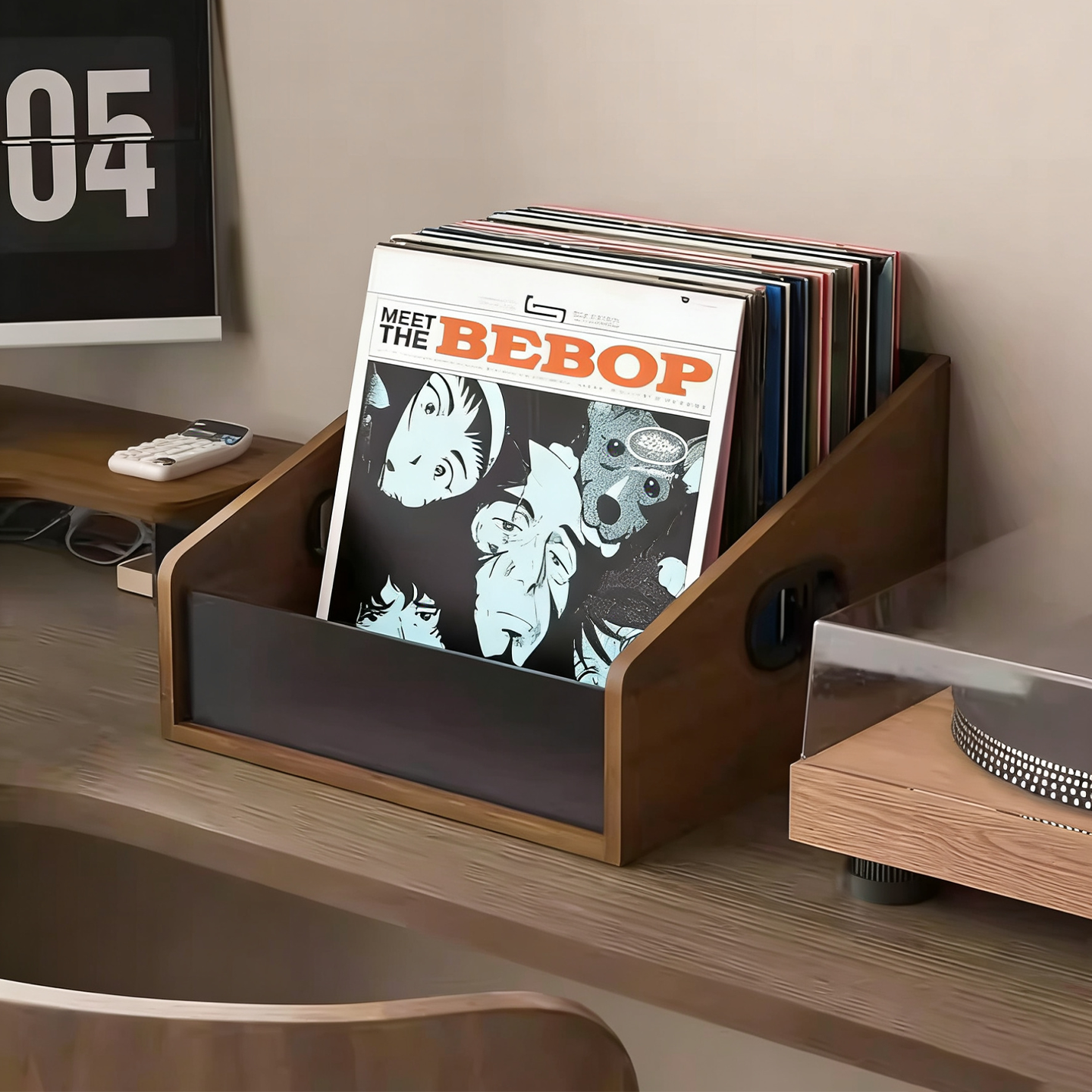 CD架黑胶唱片收纳架光盘碟片置物架专辑收藏存放架简约整理储物架