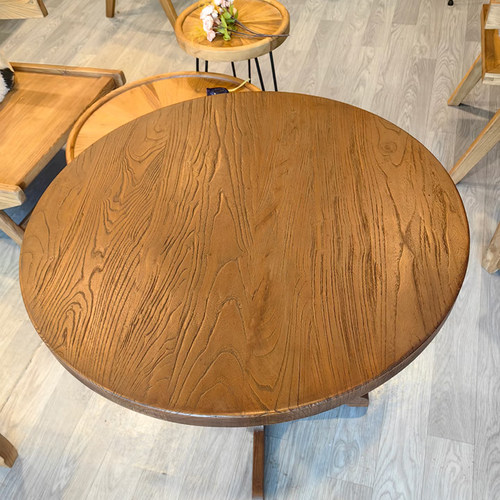 圆桌面板定做简易餐桌盖板圆形麻将桌板客厅茶几桌板家用台面板材