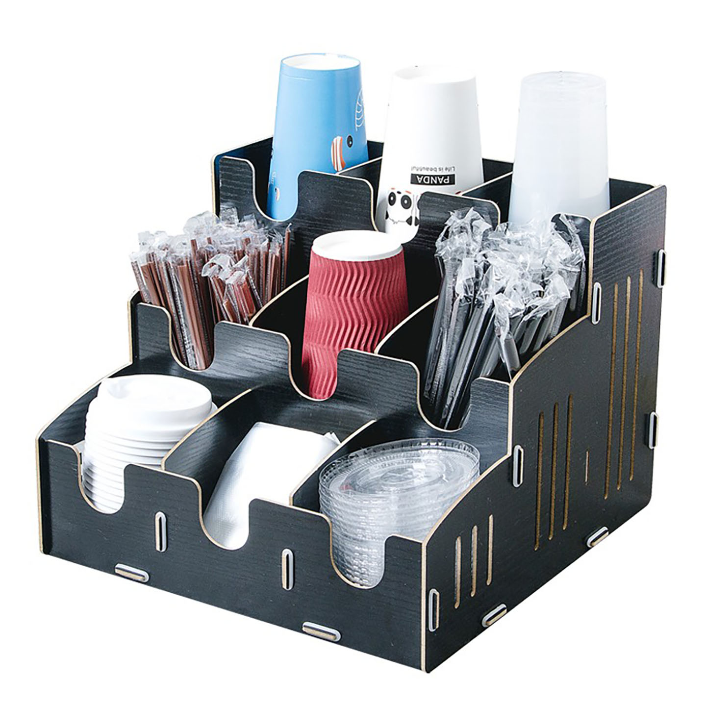 桌面一次性杯子置物架