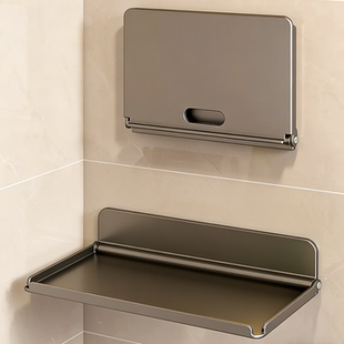 外卖置物架门口快递置物架入户壁挂式免打孔托盘奶茶包裹放置支架