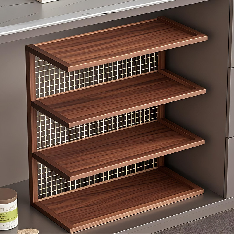 保鲜膜收纳架多功能厨房分层置物架免安装台面不占空间家用储物架,厨房/烹饪用具,厨房置物架/置物柜/角架,淘宝优惠券,粉丝福利购,淘宝优惠卷