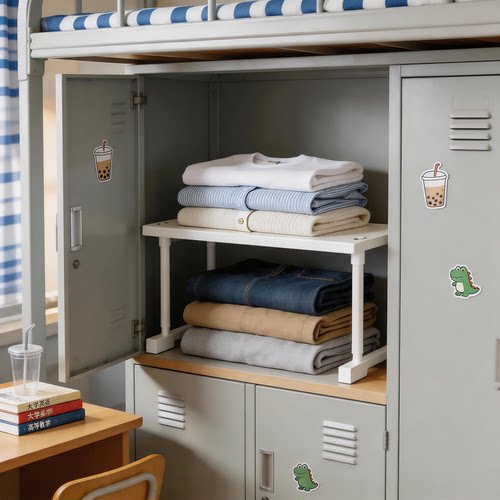 学生宿舍铁皮柜收纳神器