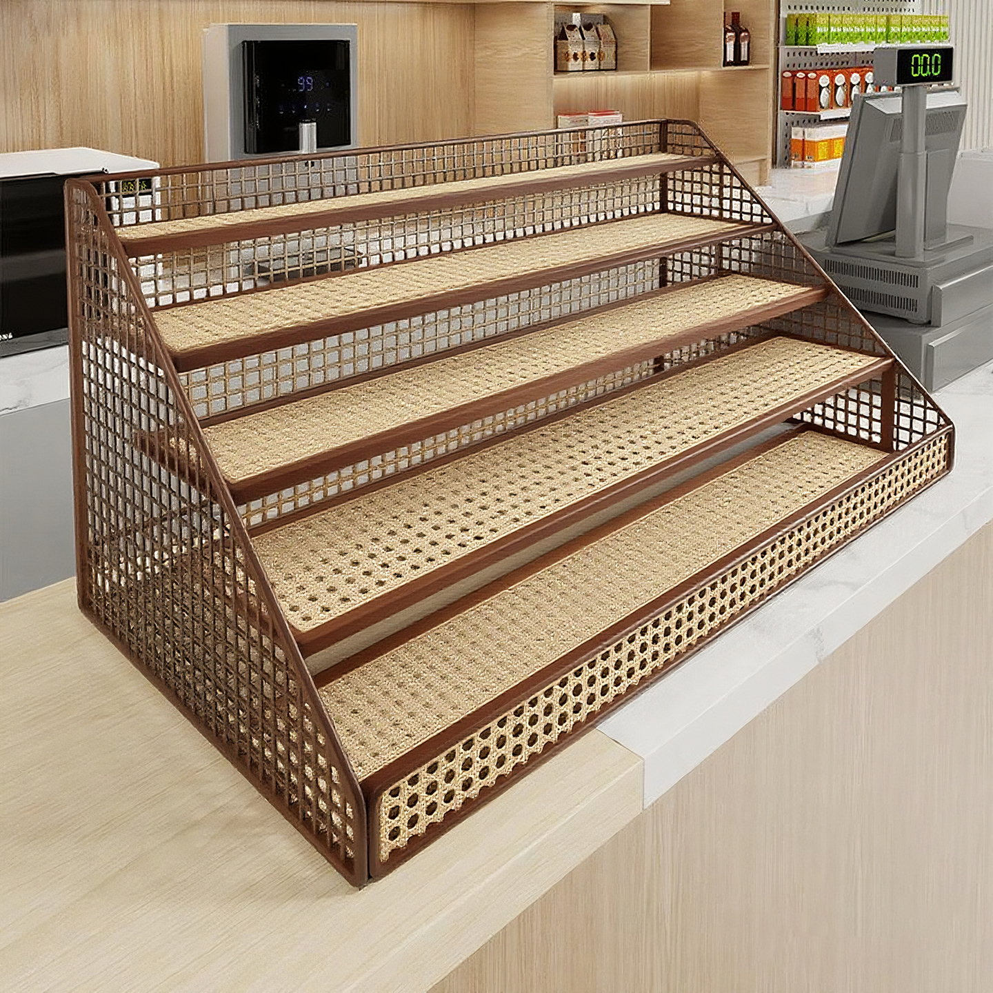 便利店货架展示架收银台台面