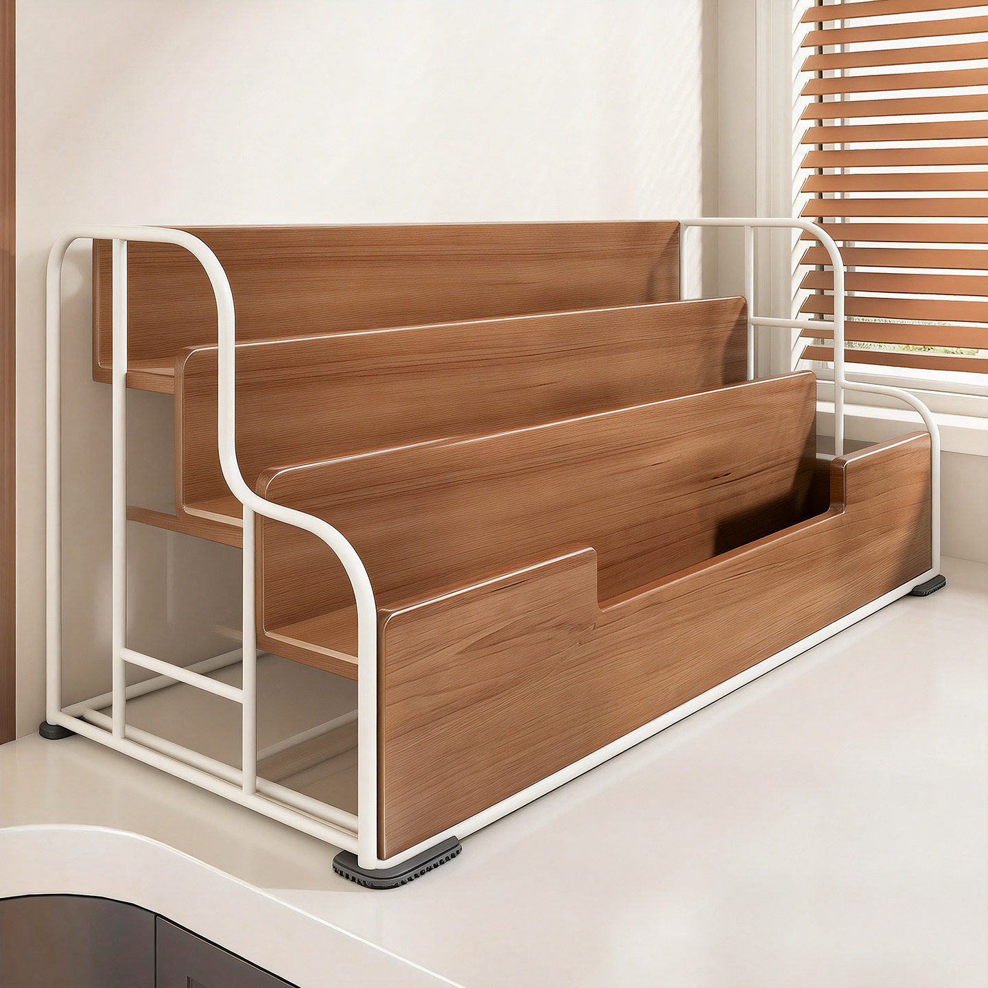 厨房调料置物架桌面阶梯式调料酱油收纳架家用多层油盐酱醋摆放架,厨房/烹饪用具,调料置物架,淘宝优惠券,粉丝福利购,淘宝优惠卷