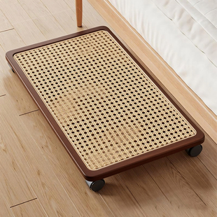 托架 搁板床下多功能可移动木质鞋 鞋 子收纳神器宿舍床底多功能放鞋