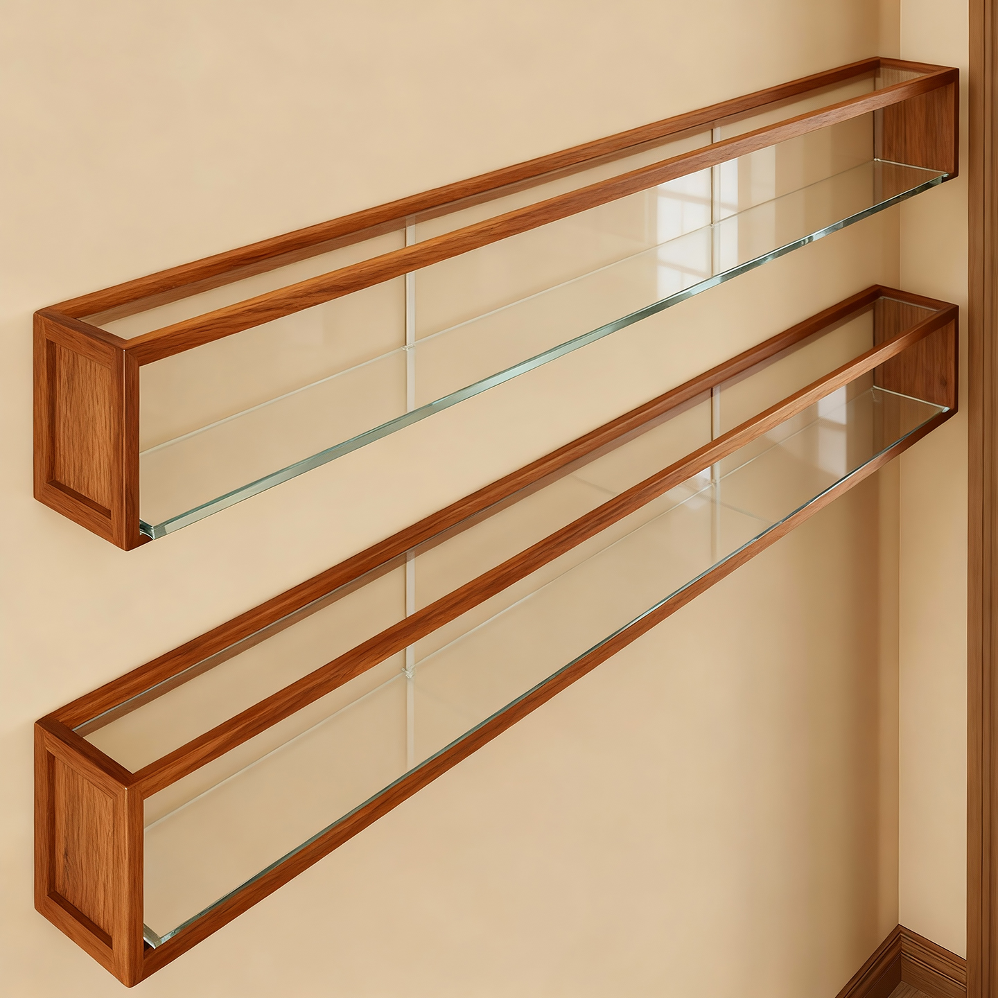 实木墙上书架书报杂志架