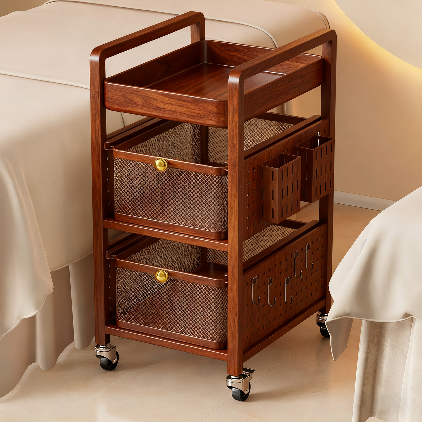 美容小推车美容仪器多功能收纳车