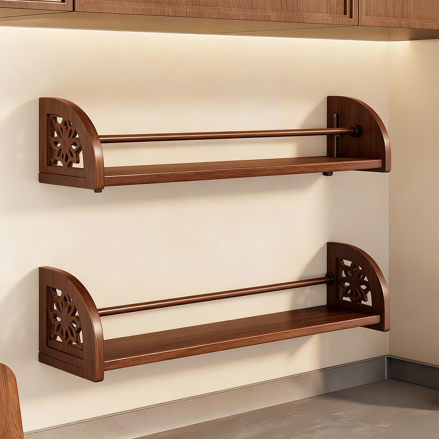 厨房调料放置架墙面免打孔油盐酱醋瓶罐收纳架保鲜膜吸油纸置物架,厨房/烹饪用具,调料置物架,淘宝优惠券,粉丝福利购,淘宝优惠卷