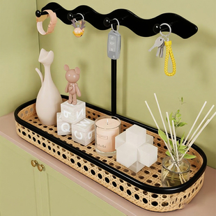 玄关钥匙收纳装饰陈列摆件家用入口鞋柜台面手表首饰整理展示架子