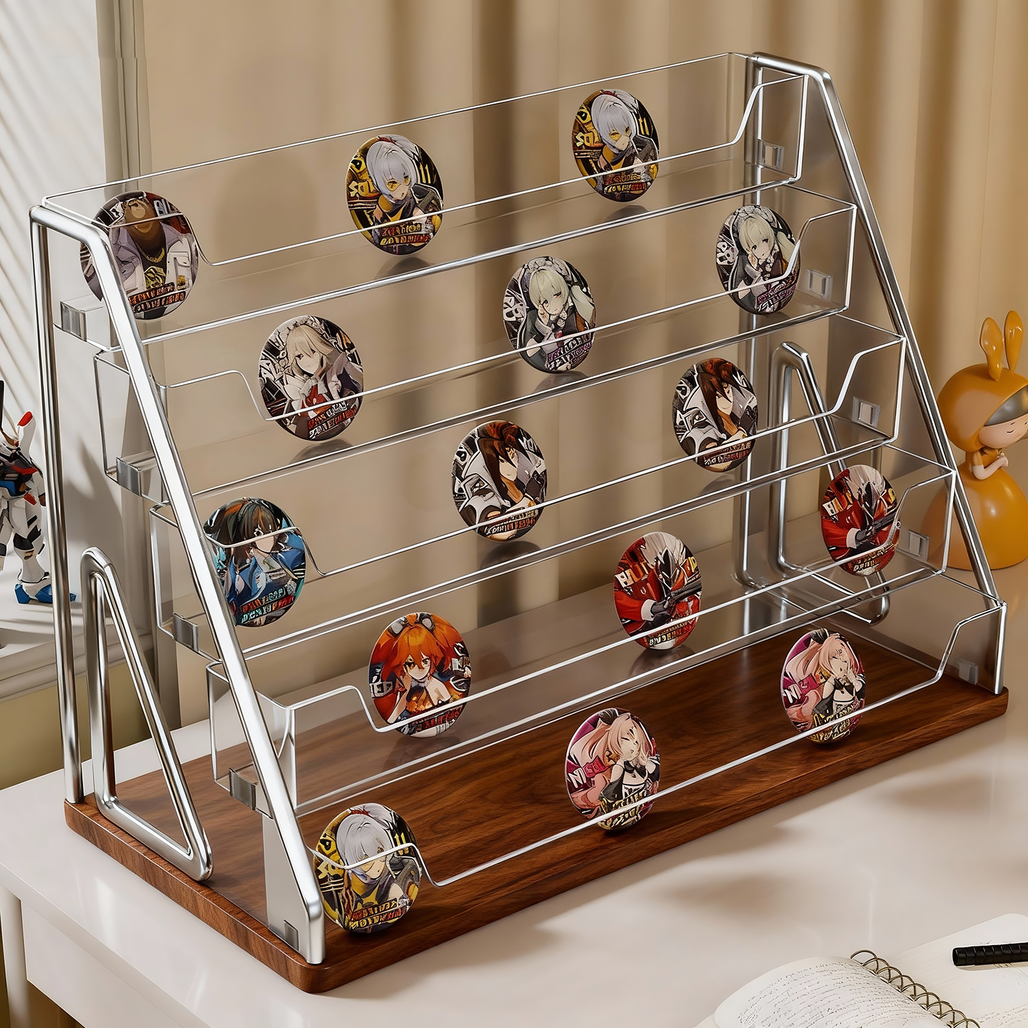 小马宝莉卡牌摆放架亚克力收纳盒