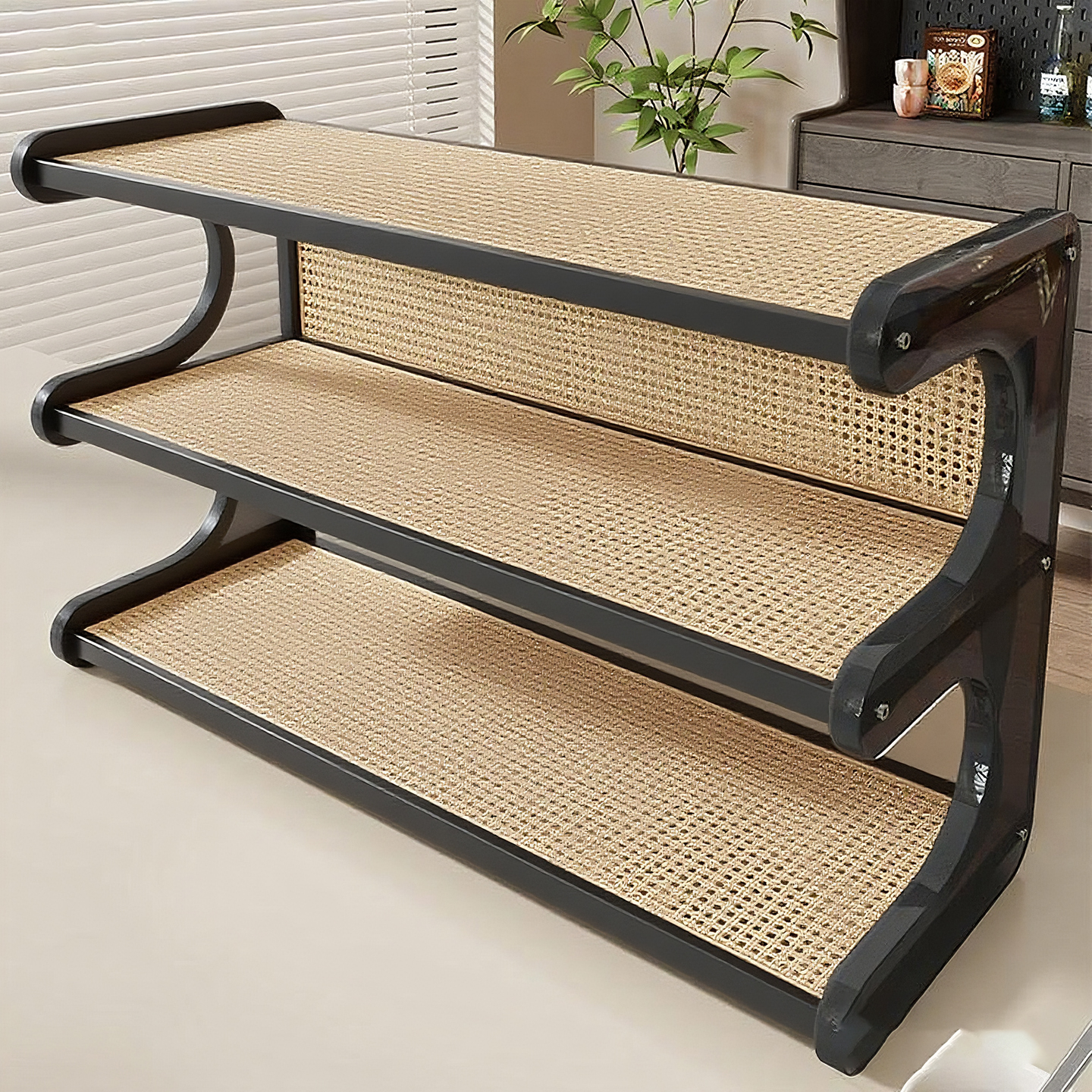 桌面杯子置物架中古风收纳架